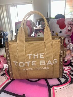 Marc Jacobs Tan Canvas 'The Tote Bag' Small Top-Handle Tote